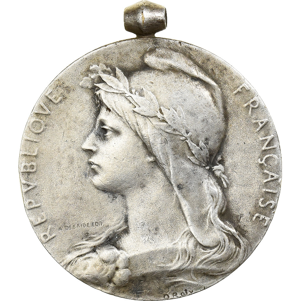 Francia, Travail, Chemins de Fer, Railway, medalla, 1930, Good Quality, Roty