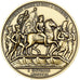 Frankreich, Medaille, Napoléon Ier, l'Empereur passe le Rhin à Mayence, Gilt