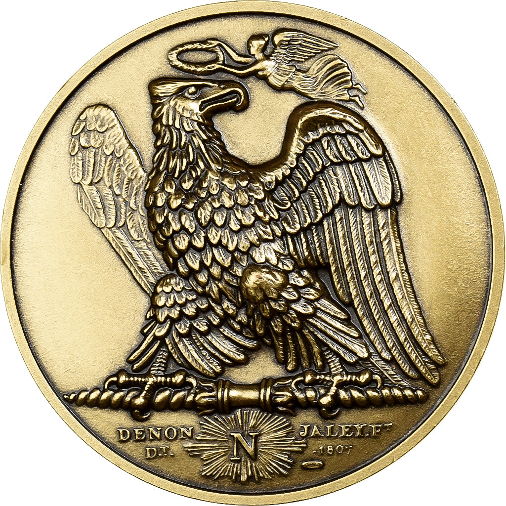 Francja, medal, Napoléon Ier, Bataille de Lutzen, Pokryty brązem, Denon