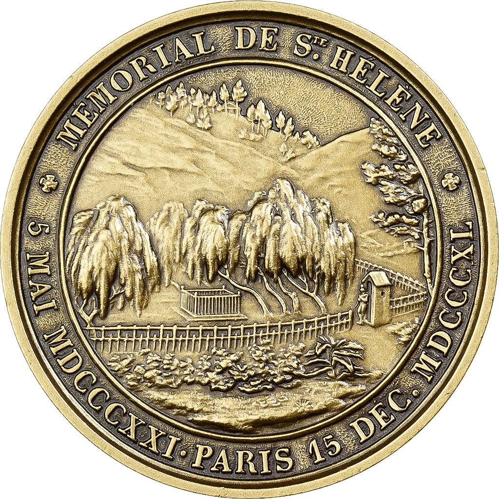 France, Medal, Napoléon Ier, Mémorial de St. Hélène, Bronze, Denon