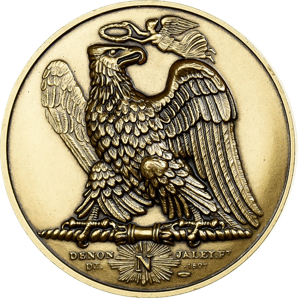 Francja, medal, Napoléon Ier, Empereur, Brązowy, Denon, Ponowne bicie, MS(63)