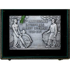 Frankrijk, Medaille, 25ème Anniversaire des Entreprises Cochery, 1951, Zilver