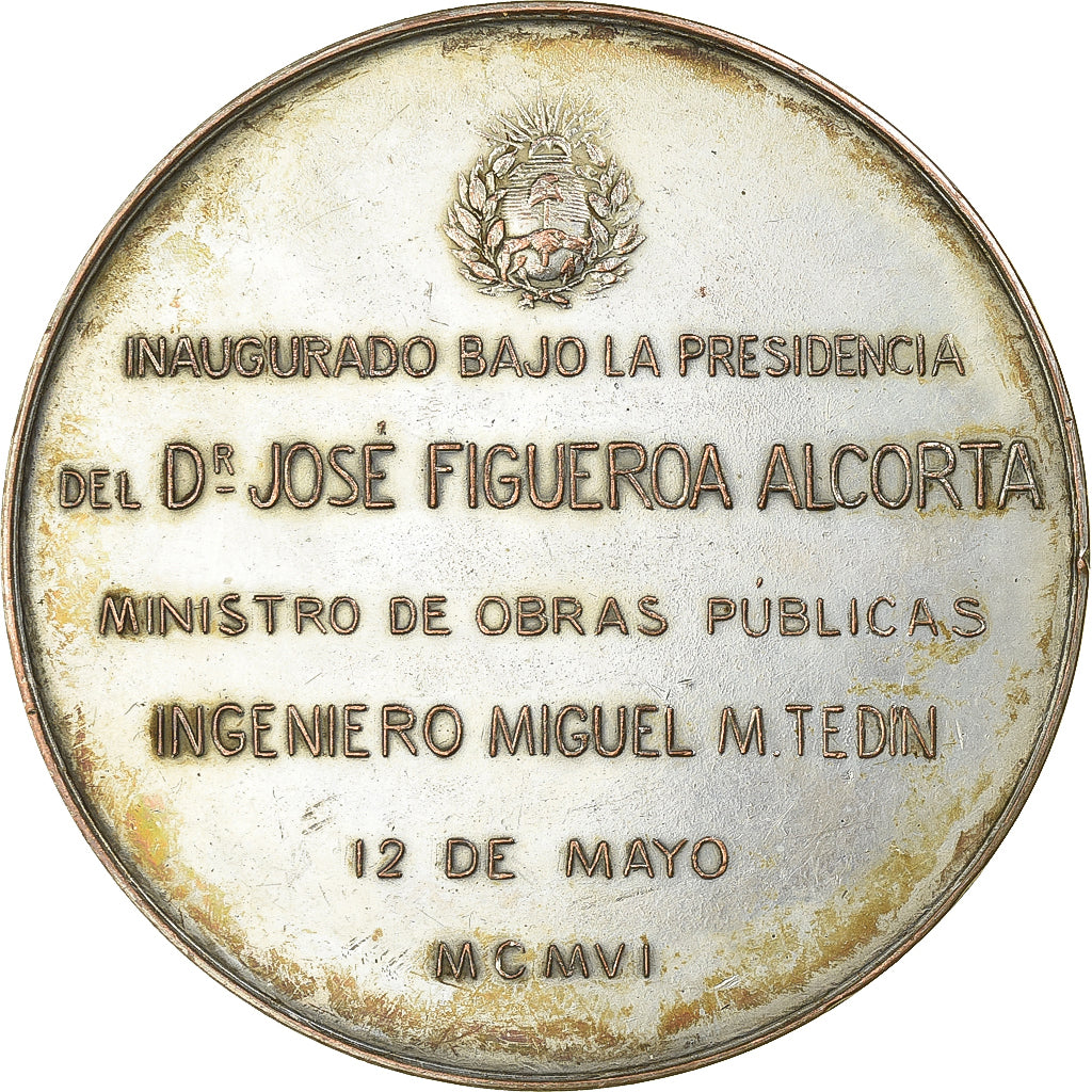 Argentina, Medal, Palacio del Congreso Nacional, Buenos Aires, 1906, Silver