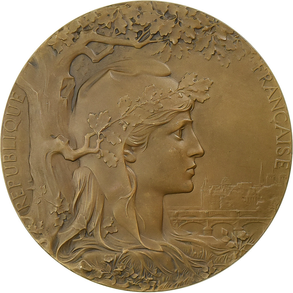 França, medalha, Exposition Universelle Internationale de Paris, 1900, Bronze