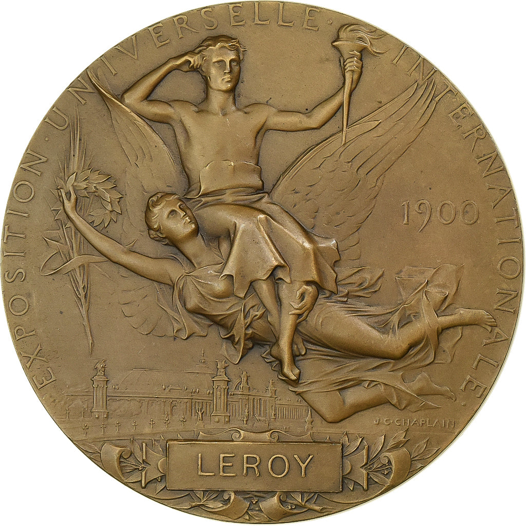 França, medalha, Exposition Universelle Internationale de Paris, 1900, Bronze