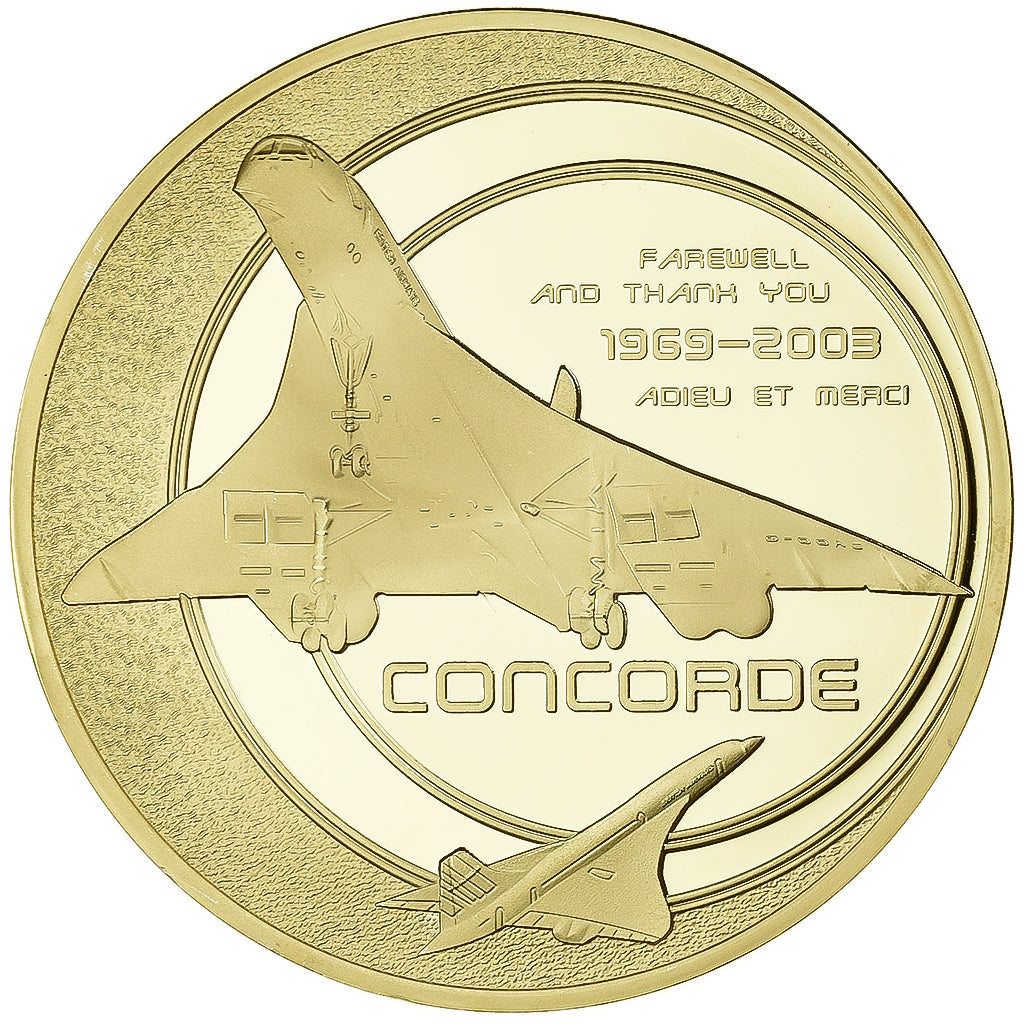 Frankreich, Medaille, Adieu au Concorde, Dernier Vol New-York/Paris, 2003