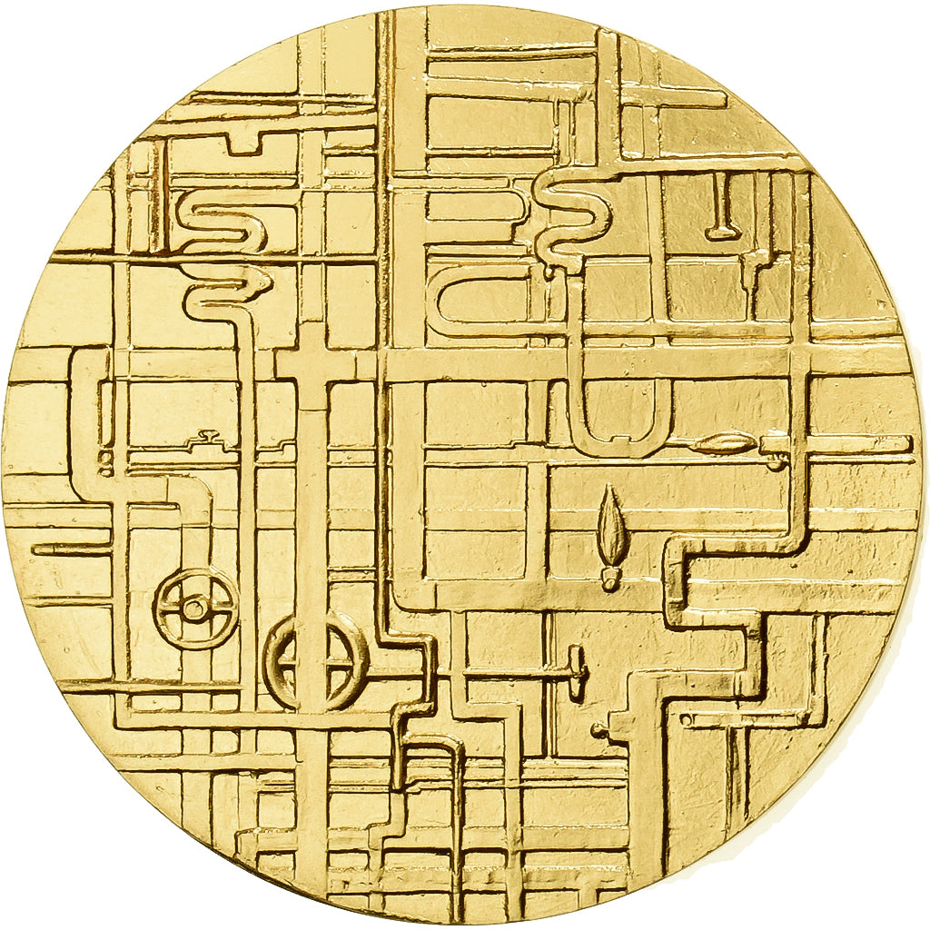 Frankreich, Medaille, Philippe Lebon, 2003, Gilt Bronze, Schaefer, UNZ