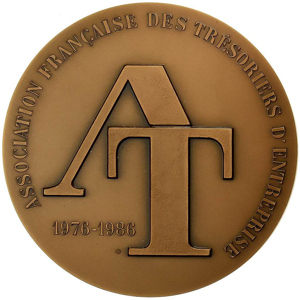 Francia, medaglia, Association Française des Trésoriers d'Entreprise, 10 Ans