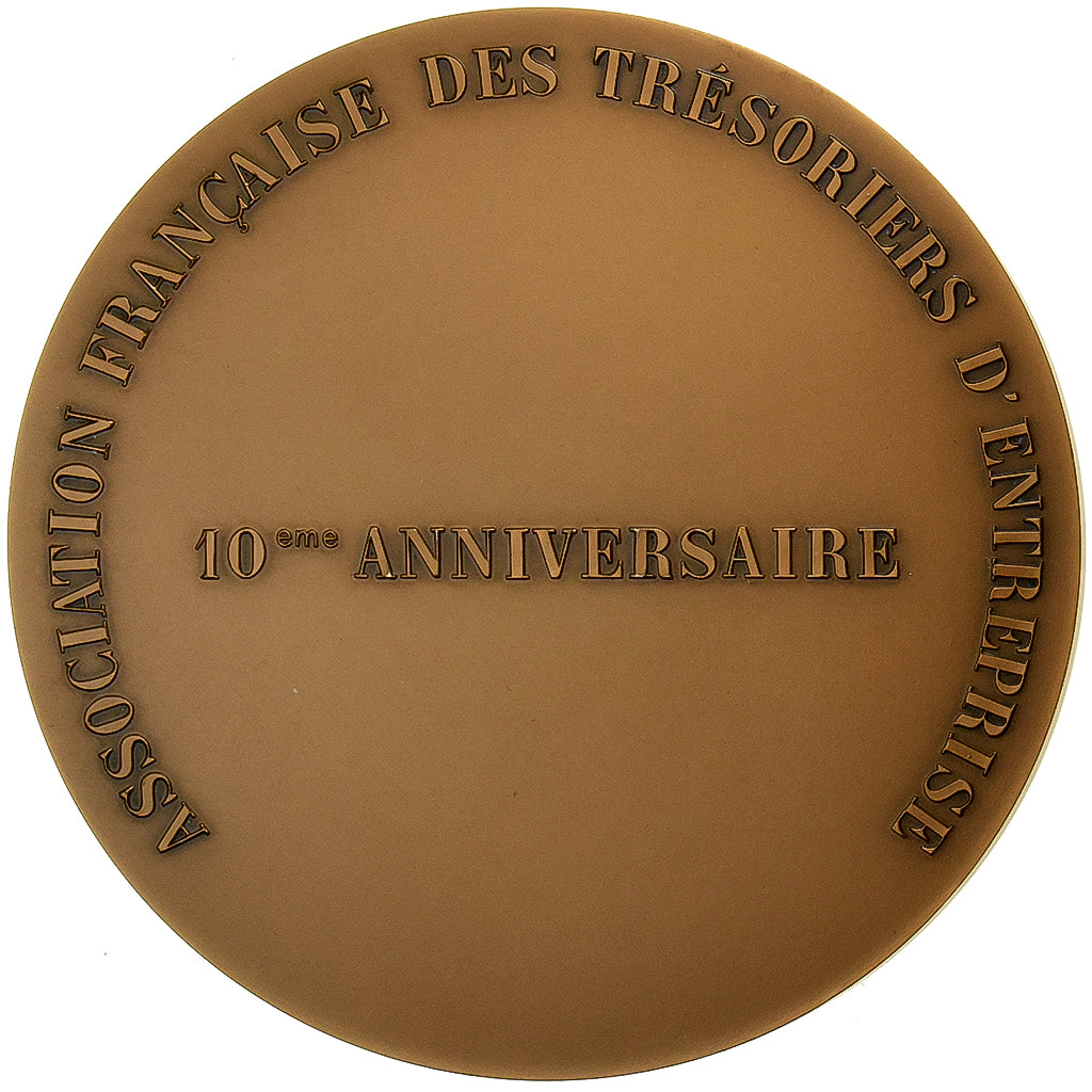 Francia, medaglia, Association Française des Trésoriers d'Entreprise, 10 Ans