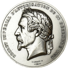 Francia, medaglia, Napoléon III, Compagnie Générale des Eaux, Argento, MDP