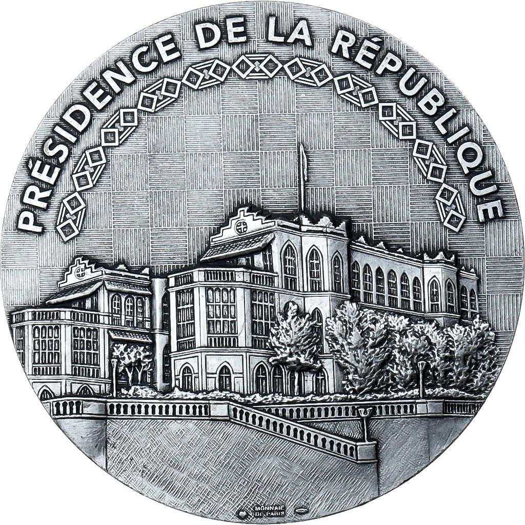 France, Médaille, République de Djibouti, Bronze argenté, TTB+, MDP