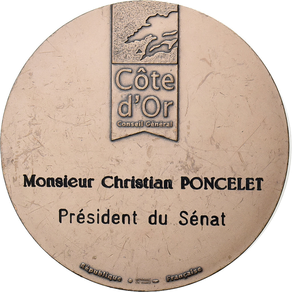 Francia, medaglia, Conseil Général de la Côte d'Or à Christian Poncelet