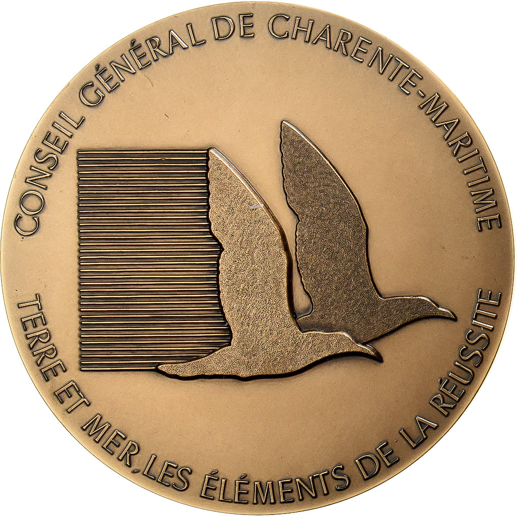 Francia, medaglia, Conseil Général de Charente Maritime, Pont de l'Ile de Ré