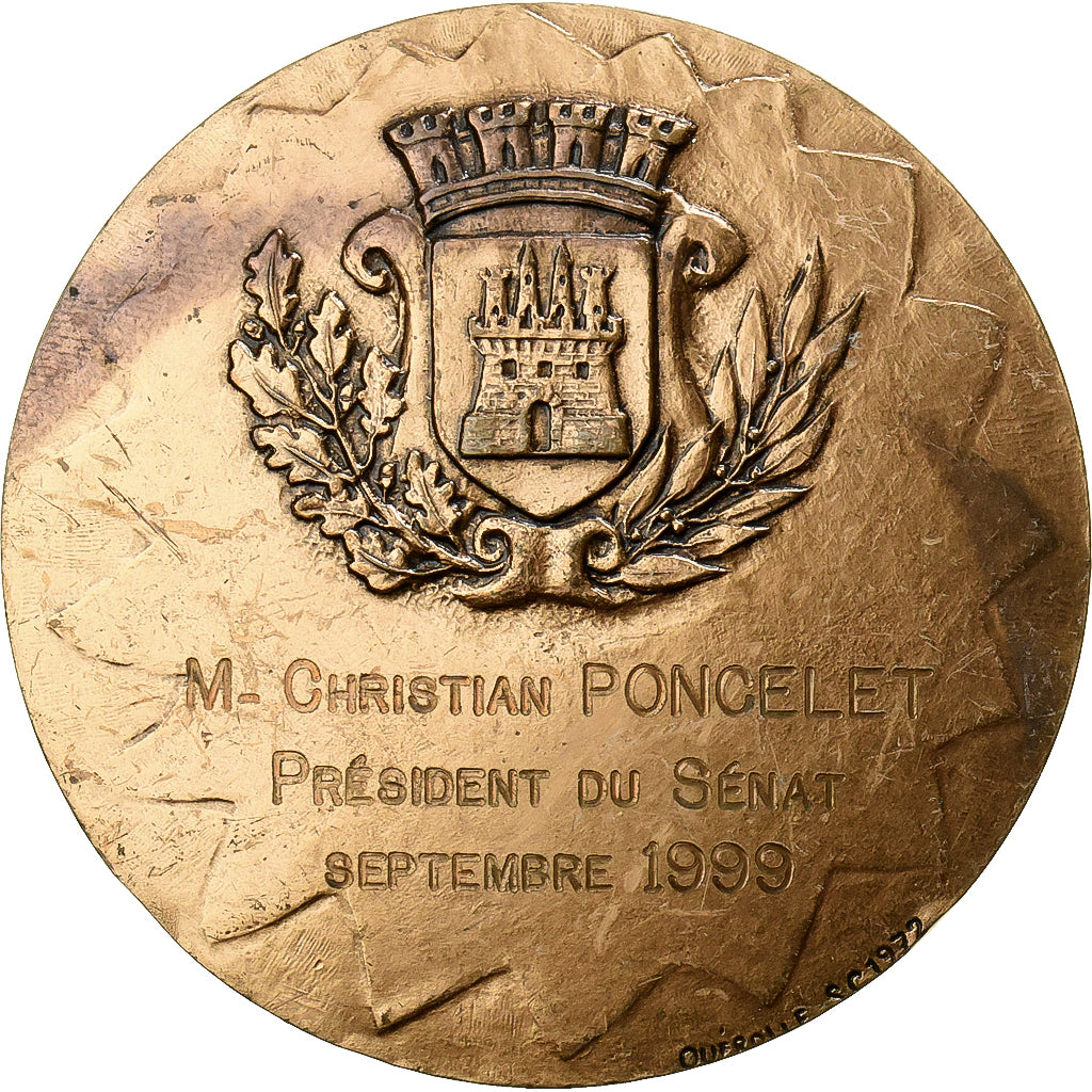 Francia, medaglia, La Ville de Gap, à Christian Poncelet, Président du Sénat