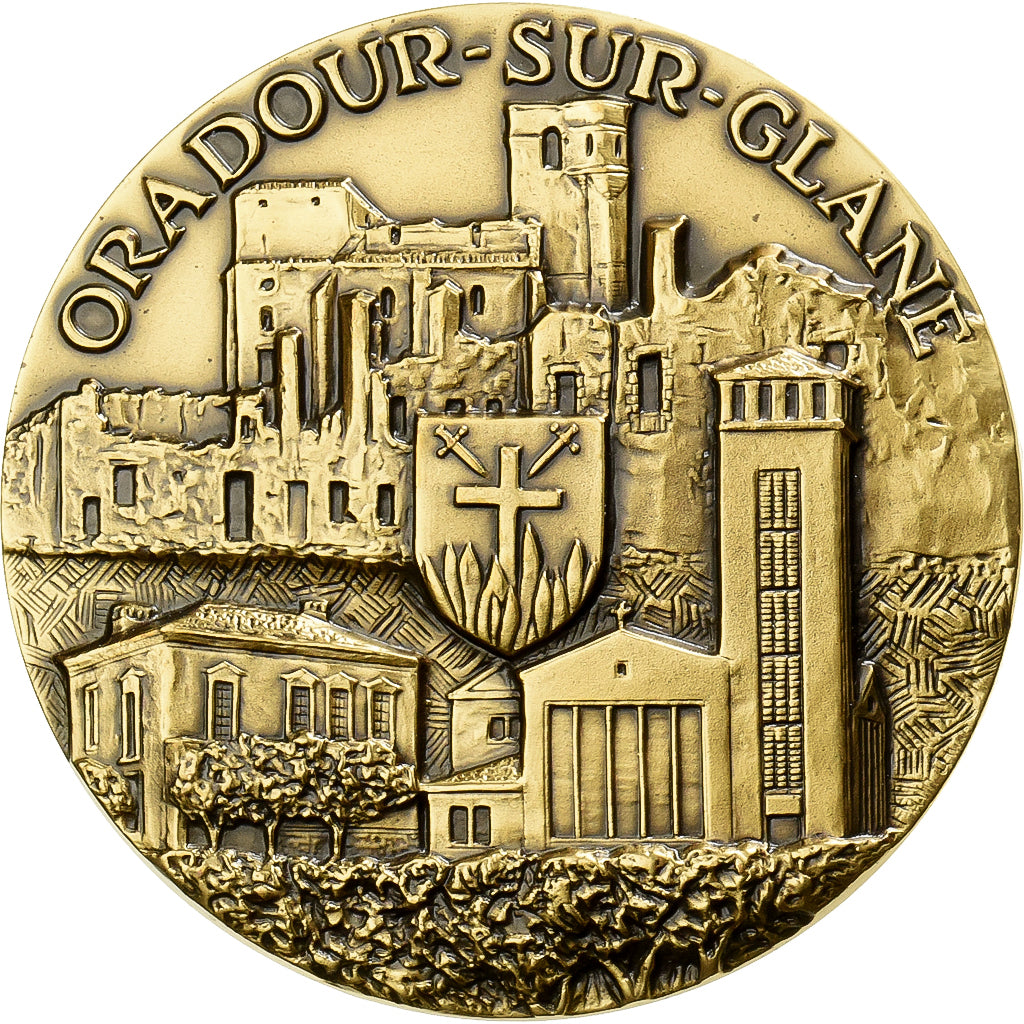 France, Médaille, Oradour-sur-Glane, Bronze Florentin, SPL, Pichard