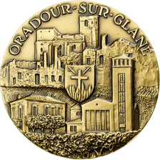 França, medalha, Oradour-sur-Glane, Bronze Florentin, Pichard, MS(63)