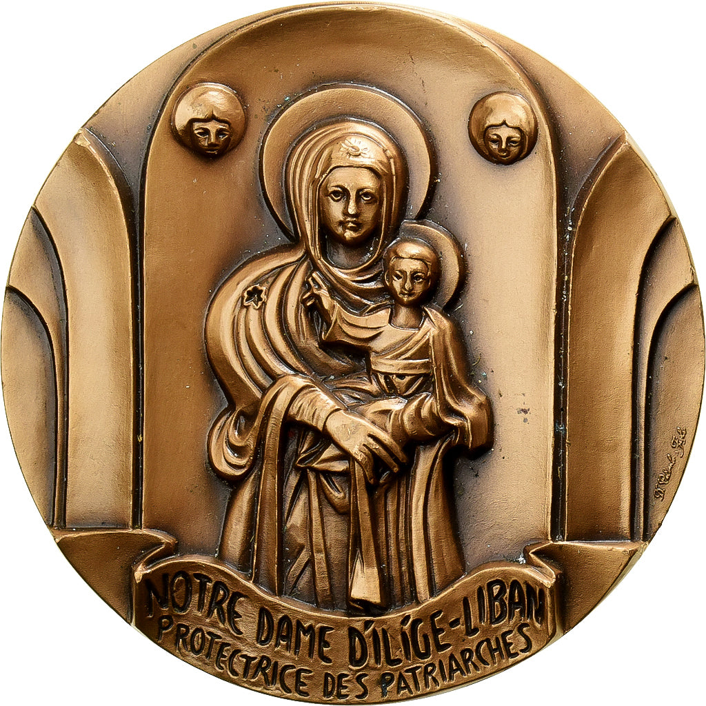 França, medalha, Notre Dame d'Ilige-Liban, Bronze, AU(55-58)