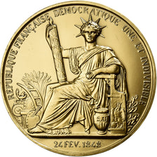Francia, medaglia, Comité National, Institutions de la Vème République, 2002