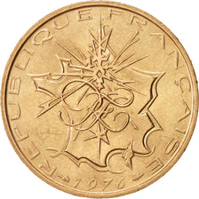 Coin, France, Mathieu, 10 Francs, 1976, MS(64), Nickel-brass, KM:940
