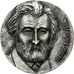 Frankreich, Medaille, Pierre Larousse, Encyclopédiste, Silvered bronze, UNZ