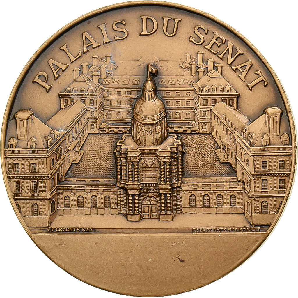 Francia, medaglia, Palais du sénat, n.d., Bronzo, Leconte, SPL-