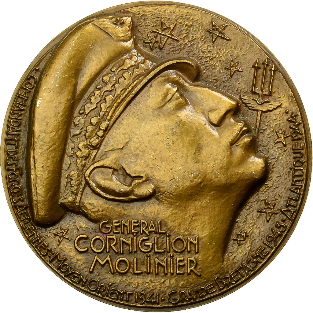 Francia, medaglia, Général Corniglion Molinier, Forces Aériennes, Bronzo