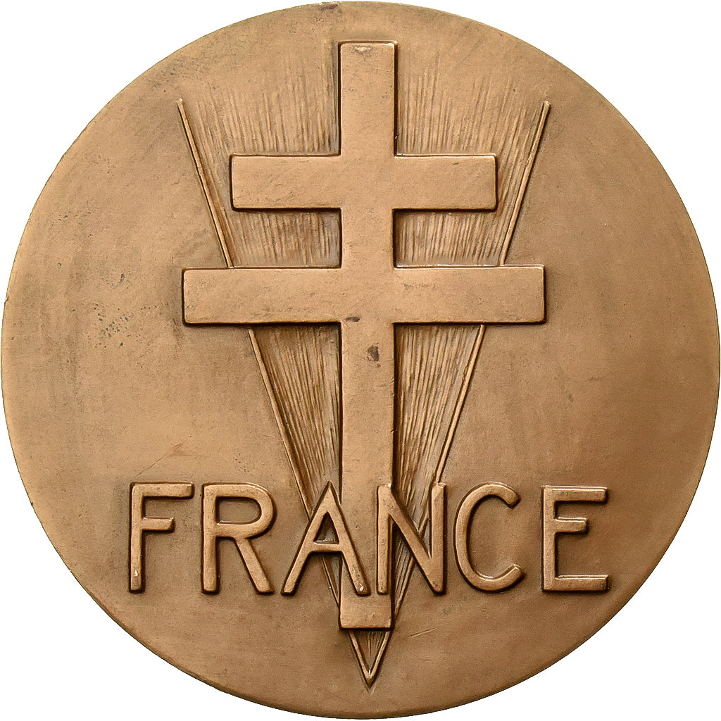 Francia, medaglia, Général de Gaulle, Président de la République, Bronzo