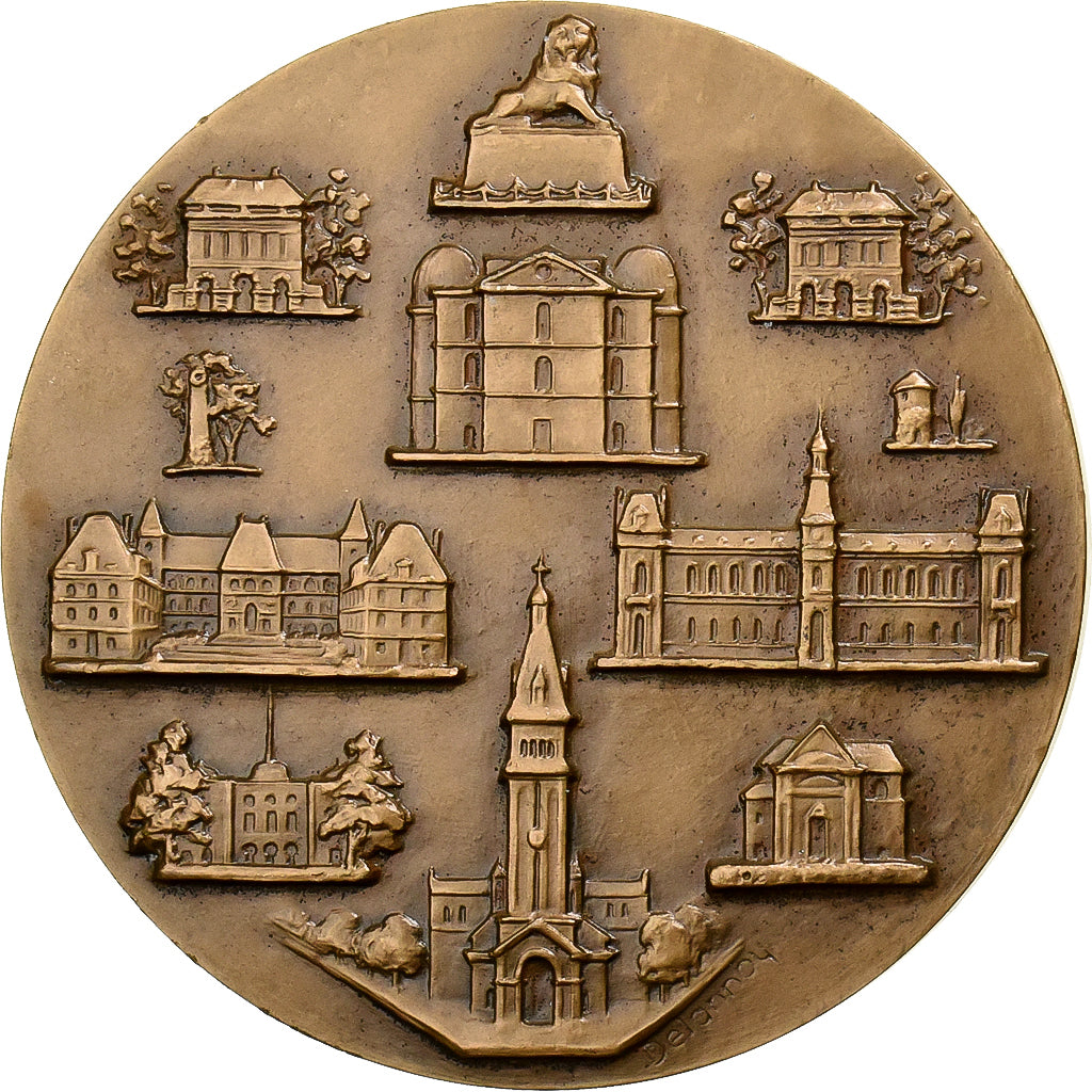 Francia, medaglia, paris, XIVème Arrondissement, 1972, Bronzo, Delannoy, SPL-