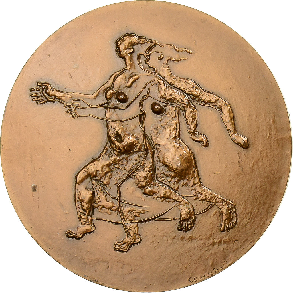 Francia, medaglia, Chemins de Fer, Electrification Est-Paris, 1962, Bronzo