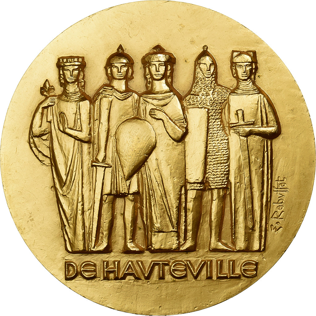 Francia, medaglia, Conseil Général de la Manche, De Hauteville, 1985, Bronzo