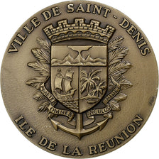 France, Medal, Ville de Saint-Denis de la Réunion, Bronze, AU(50-53)