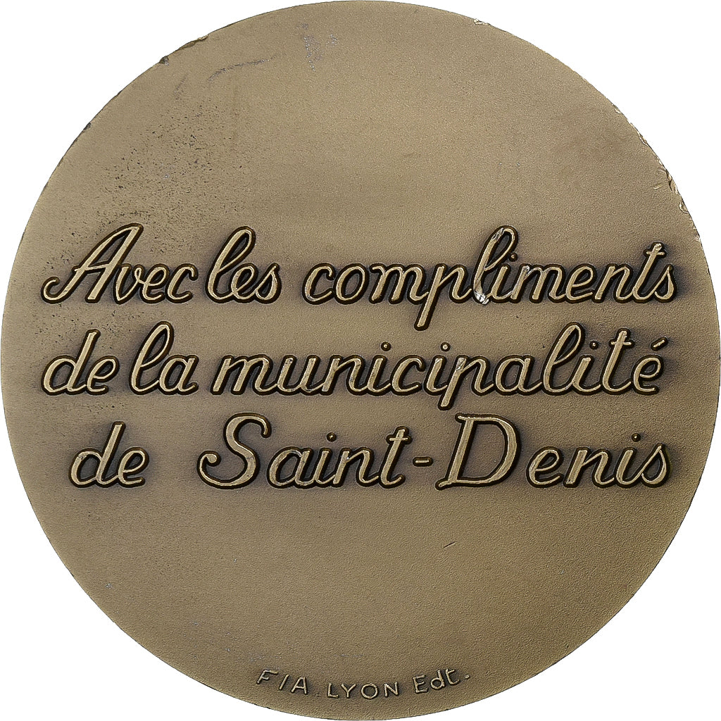 France, Medal, Ville de Saint-Denis de la Réunion, Bronze, AU(50-53)