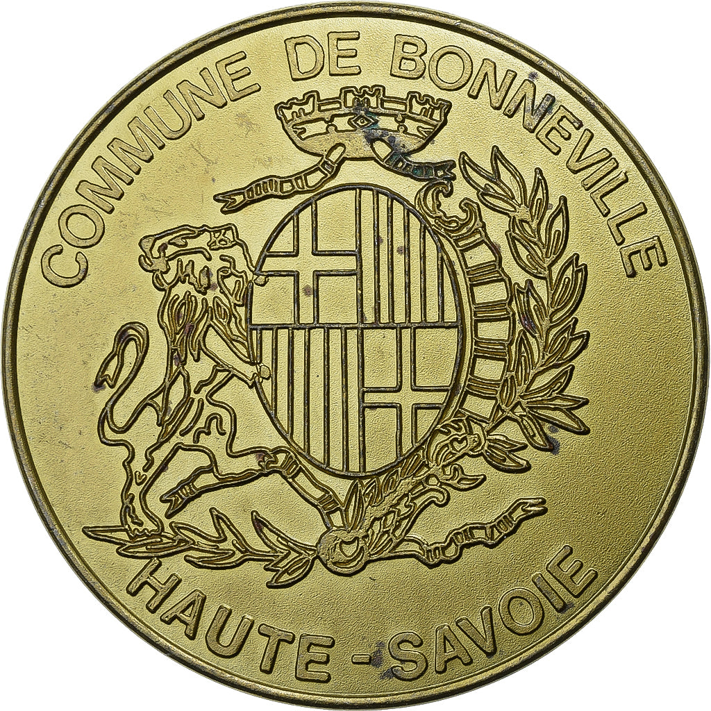 Frankreich, Medaille, Bonneville, Haute-Savoie, Gilt Metal, SS