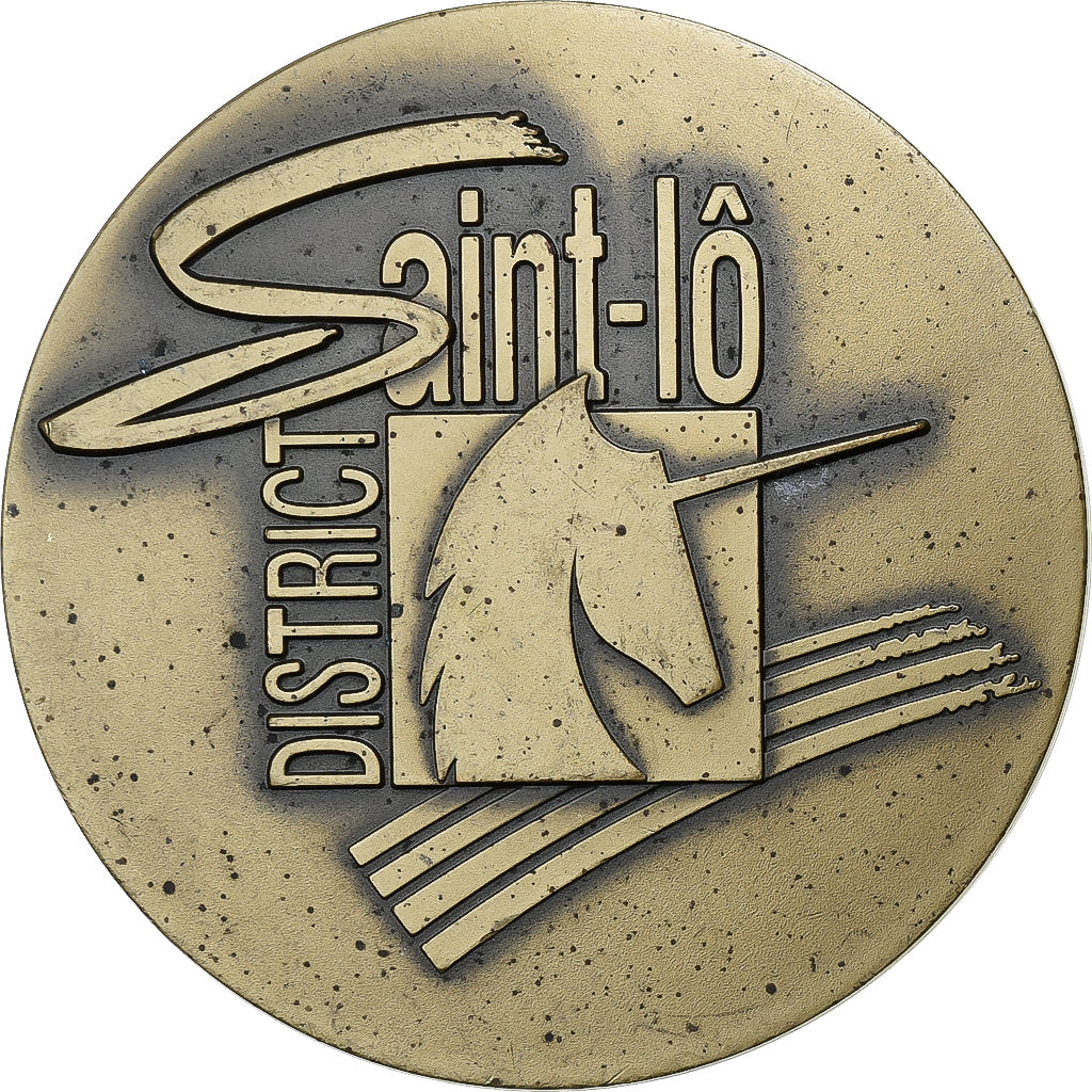 França, medalha, District de Saint-Lô, Bronze, Pichard, EF(40-45)