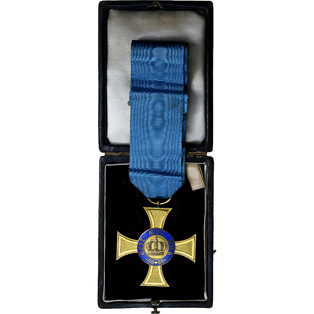 Prussia, Ordre de la Couronne, medaglia, 1861, Eccellente qualità, Bronzo