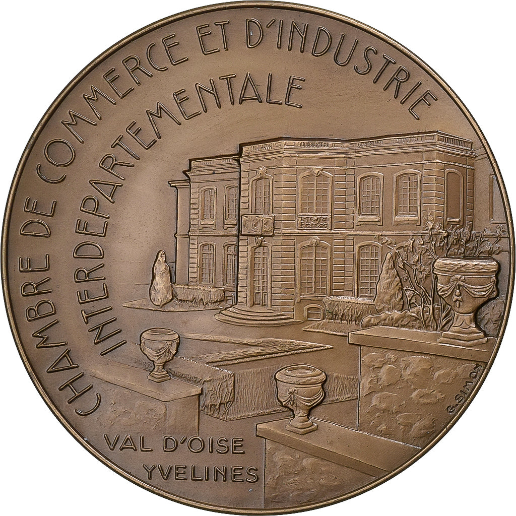Francia, medaglia, Chambre de Commerce du Val d'Oise, 1969, Bronzo, Simon, SPL