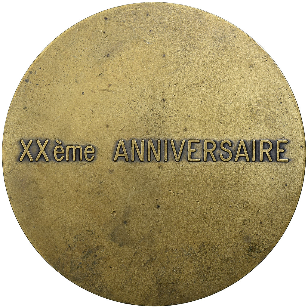 France, Medal, Jumelage Laval-Boston, XXème Anniversaire, 1978, Bronze