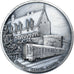 Frankreich, Medaille, Le Tramway Nantais, 1985, Silvered bronze, SS+