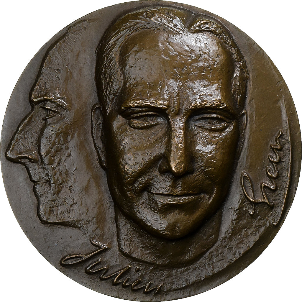 Francia, medaglia, julien Green, 1973, Bronzo, Engels, SPL-