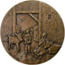 Francia, medaglia, La Nativité, Vision Populaire, 1979, Bronzo, Fleury, BB+