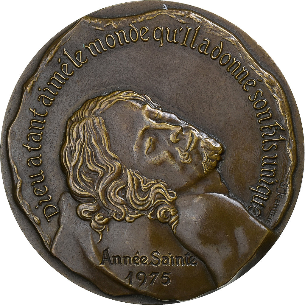 Francia, medaglia, Année Sainte, Saint Pierre et Saint Paul, 1975, Bronzo
