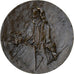 Francia, medaglia, Watteau A., Peintre Galant du Rococo Européen, 1969, Bronzo