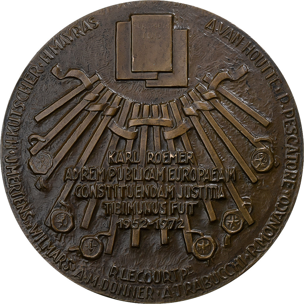 Frankrijk, Medaille, Général Karl Roemer, 1972, Bronzen, Georges Guiraud., PR
