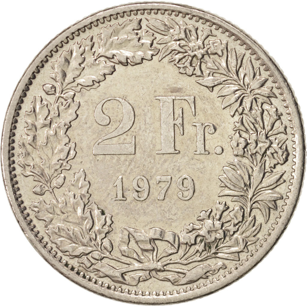 Monnaie, Suisse, 2 Francs, 1979, Bern, SUP, Copper-nickel, KM:21a.1