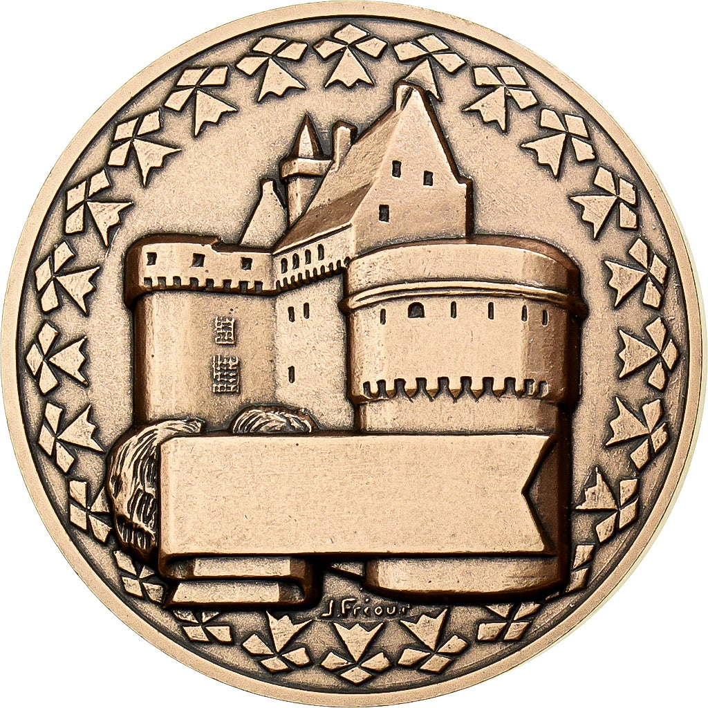 França, medalha, Ville de Nantes, Bronze, Friour, MS(63)