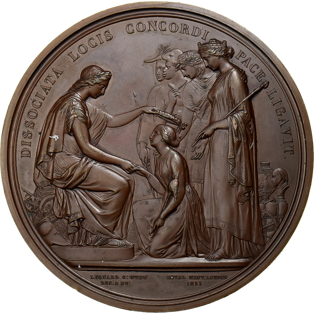 United Kingdom, Medal, Prize medal of the Great Exhibition, 1851, Bronze, Wyon