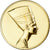 Francia, medaglia, Nefertiti, Bronzo dorato, SPL