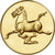 Francia, medaglia, Le Cheval Volant de Kansu, Bronzo dorato, SPL