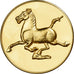 Frankreich, Medaille, Le Cheval Volant de Kansu, Gilt Bronze, UNZ