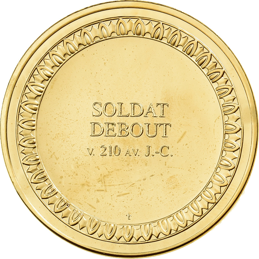 Francia, medaglia, Soldat debout, Bronzo dorato, SPL